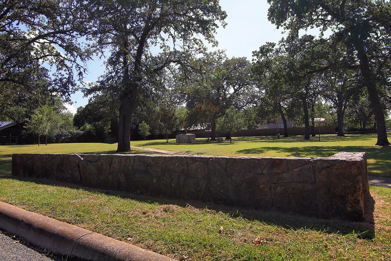 Roeder Park green in Boerne, Texas