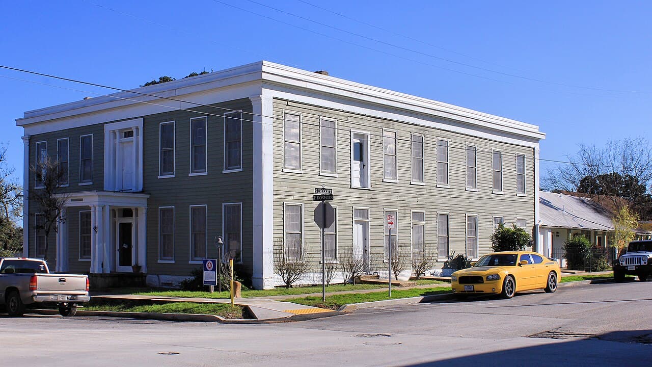 The historic Magnolia Hotel in Seguin, Texas
